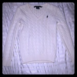 Ralph Lauren off white sweater.